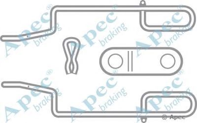 APEC BRAKING kit237 -  Комплектующие, тормозные колодки